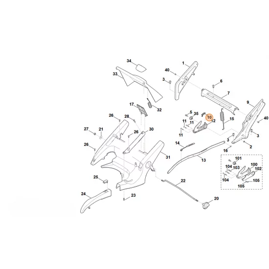 Stihl   Sprężyna naciągowa 6375 703 5111